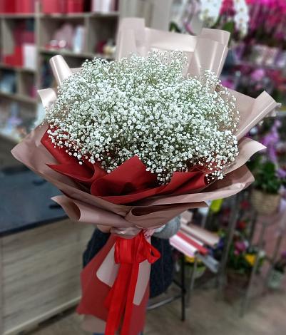 Букет цветов из: Гипсофила в Новочуртахе