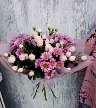 Букет цветов из:  Розы и Хризантемы #REPLACE_PRED# Новочуртахе